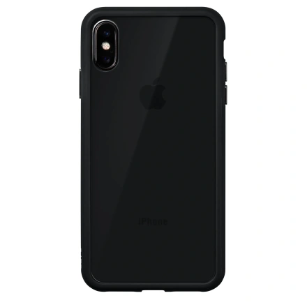 Чехол LAUT ACCENTS TEMPERED GLASS Black for iPhone XS (LAUT_iP18-S_AC_BK)